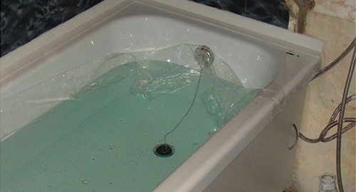 Установкой акрилового вкладыша | поселок Володарского